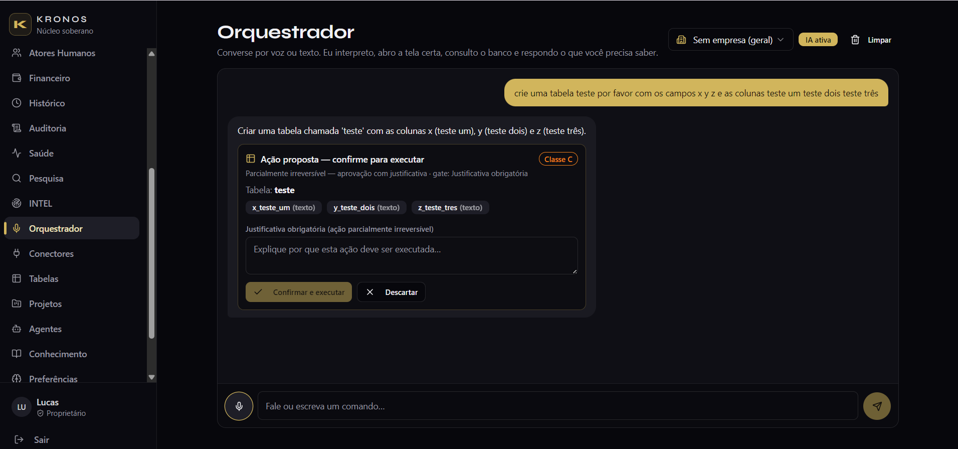 Plataforma Soberano A3